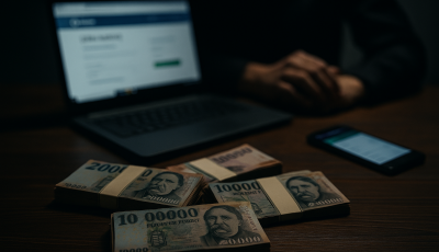 P&eacute;nzmos&aacute;sra szervezte be t&aacute;rsait a b&aacute;csalm&aacute;si csal&oacute;