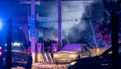 Haszn&aacute;laton k&iacute;v&uuml;li benzink&uacute;ton keletkezett tűz Kissz&aacute;ll&aacute;son