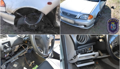 Aut&oacute;t lopott, balesetezett, majd elpencizett a kocsiban