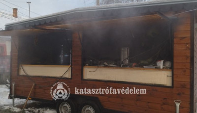 B&uuml;f&eacute;kocsi &eacute;gett Kiskunf&eacute;legyh&aacute;z&aacute;n egy parkol&oacute;ban