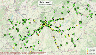 Itt a Holavonat.hu - Civilek p&oacute;tolt&aacute;k a le&aacute;ll&iacute;tott Vonatinf&oacute;t