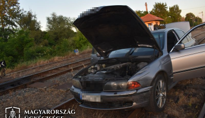 A vas&uacute;ti s&iacute;neken &eacute;rt v&eacute;get a rendőr&ouml;k előli menek&uuml;l&eacute;s